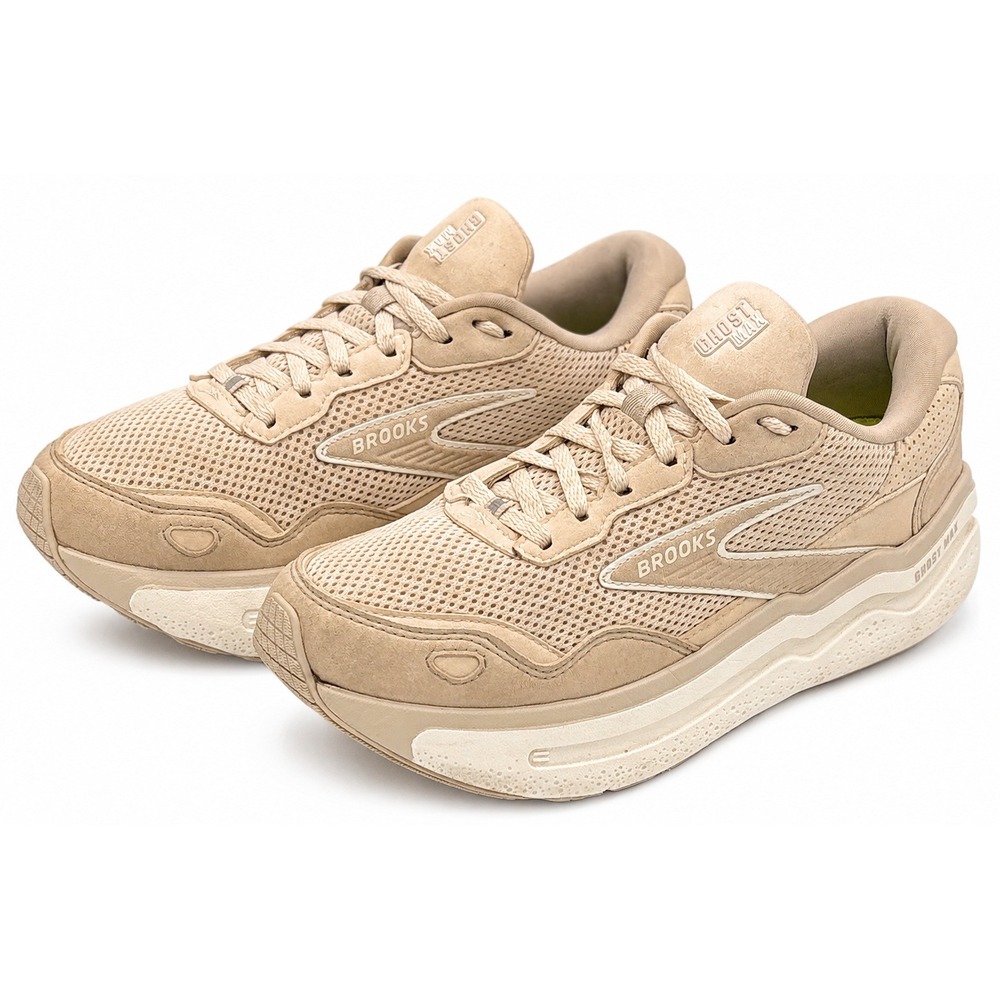 Brooks Ghost Max SE Womens 8 B Almond Peach Chateau Running Walking Shoes 120433